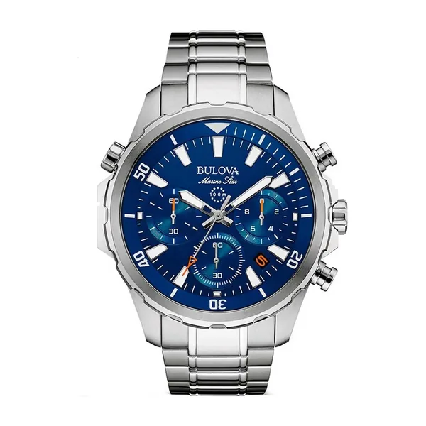 Bulova Marine Star Cronógrafo Masculino Aço 96B256
