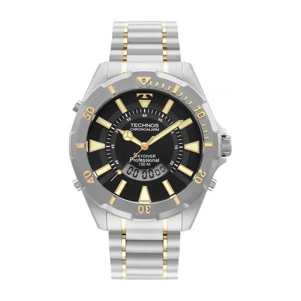 Technos Prateado Masculino Skydiver WT205FQ/5P