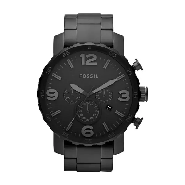 Fossil Preto Masculino Analógico Aço Inox JR1401/4PN