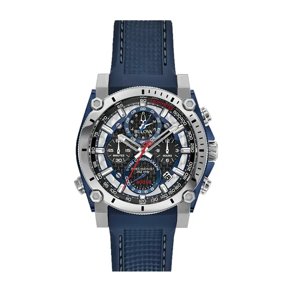 Bulova Masculino Preciosinist 98B315 Azul Cronógrafo