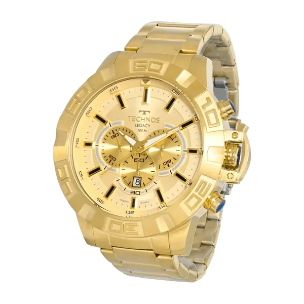 Technos Masculino Legacy JS25BA/4X Dourado Grande