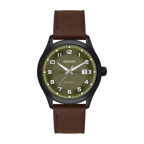 Orient Masculino Solartech Couro MPSC1016 E2NX