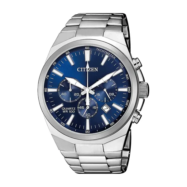 Citizen Masculino Quartz, Aço Inoxidavel, Classico