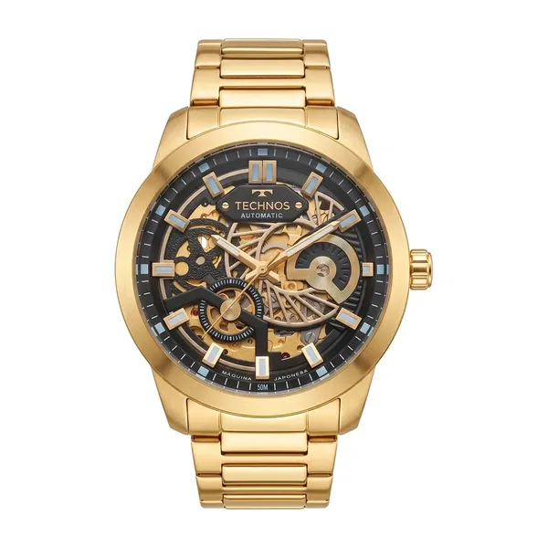 Technos 8N24GAA/1P Automático Skeleton Dourado