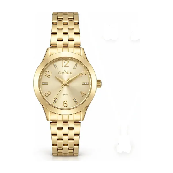 Condor Com Colar E Brinco Dourado Feminino