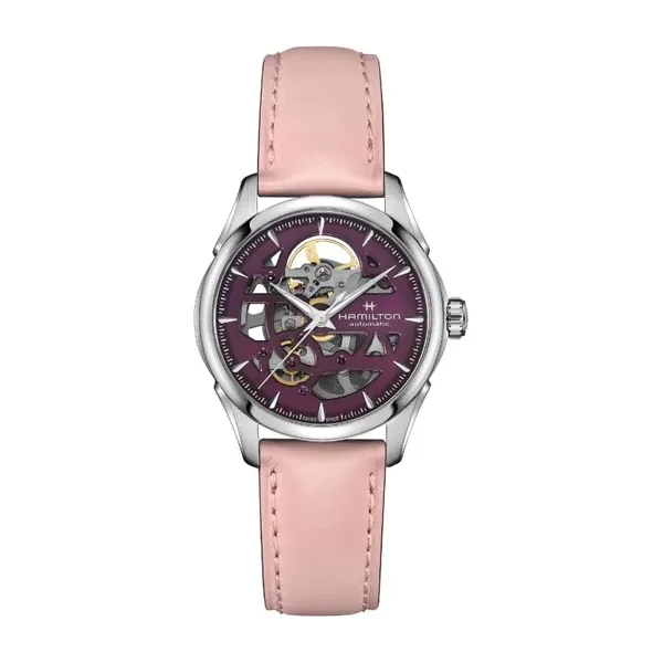 Hamilton Feminino Jazzmaster Skeleton Automático, Ca