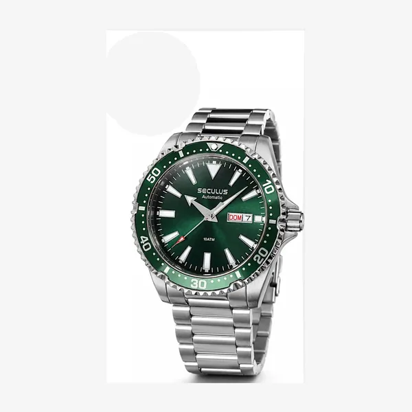 Seculus Masculino Automático Prova D'água 100M