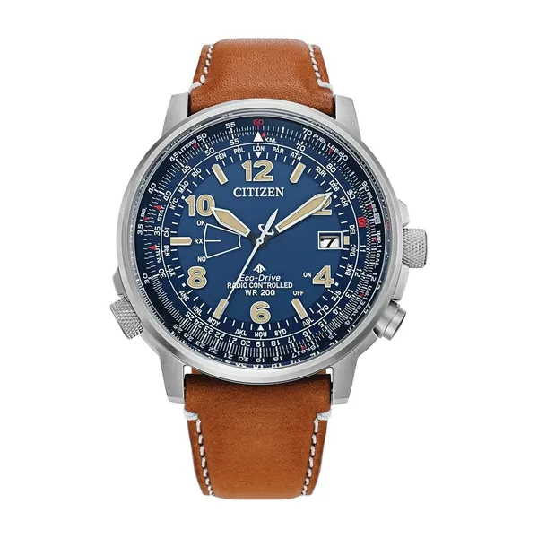 Citizen Masculino Ecodrive Com Pulseira De Couro Esp