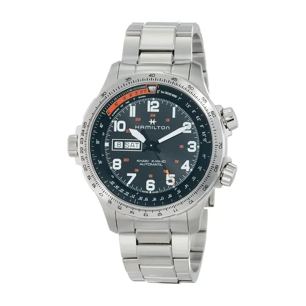Hamilton Khaki Aviation Xwind Day Date Automático Su
