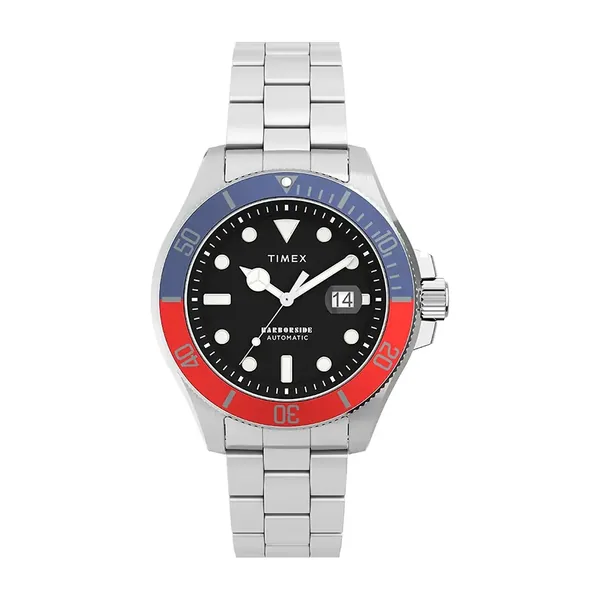 Timex Automático Harborside Coast Prata TW2V72100M