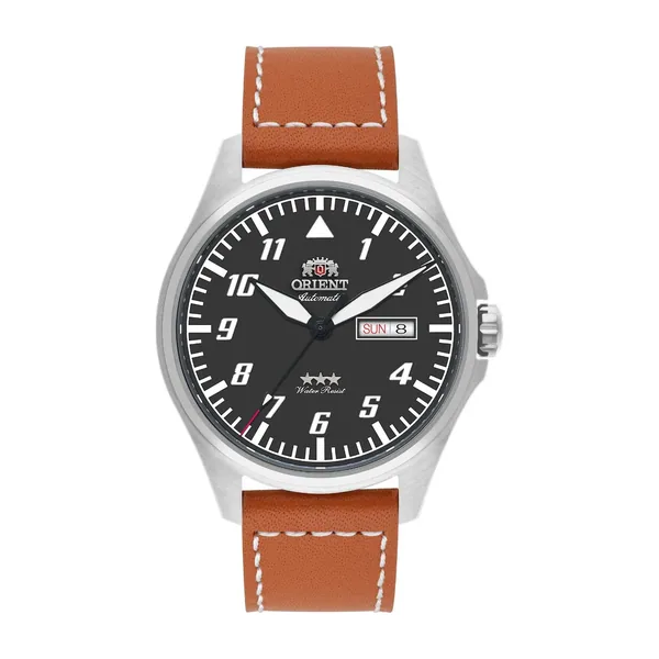 Orient Masculino Automático Couro YN6SC010 P2MX