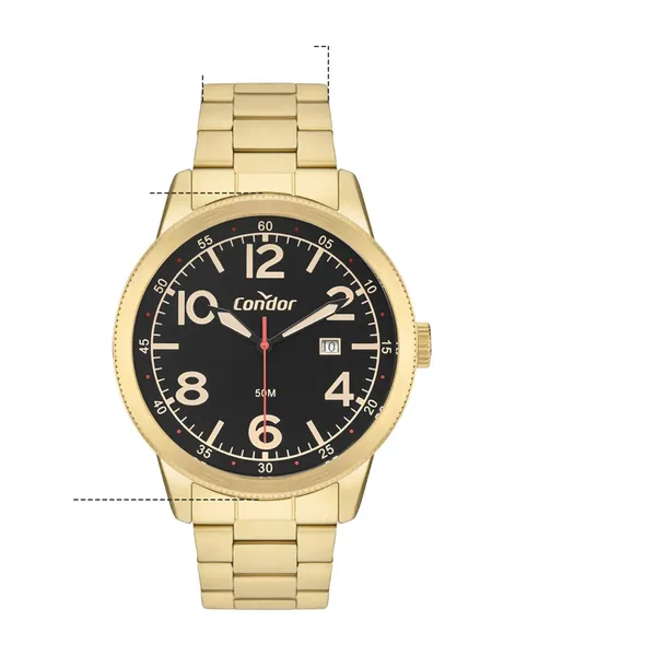 Condor Masculino Dourado E Preto C/ Alicate