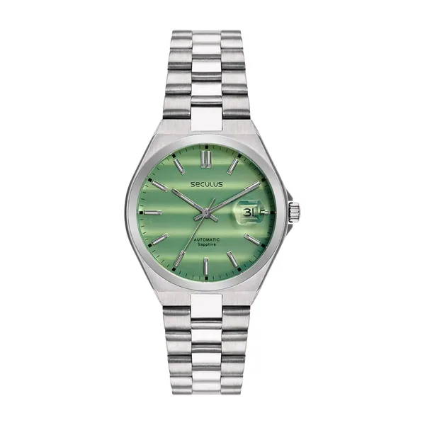 Seculus Masculino Automático Verde Texturizado