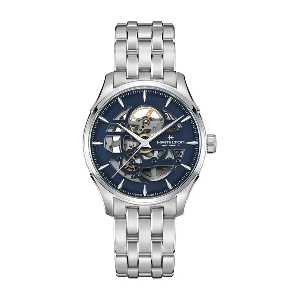 Hamilton Masculino Jazzmaster Skeleton Automático, C