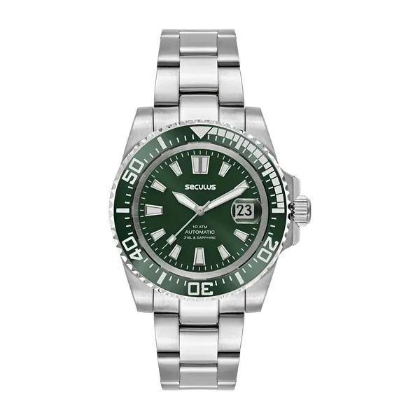 Seculus Automático Safira 40 mm Verde 39007G0SVNQ2